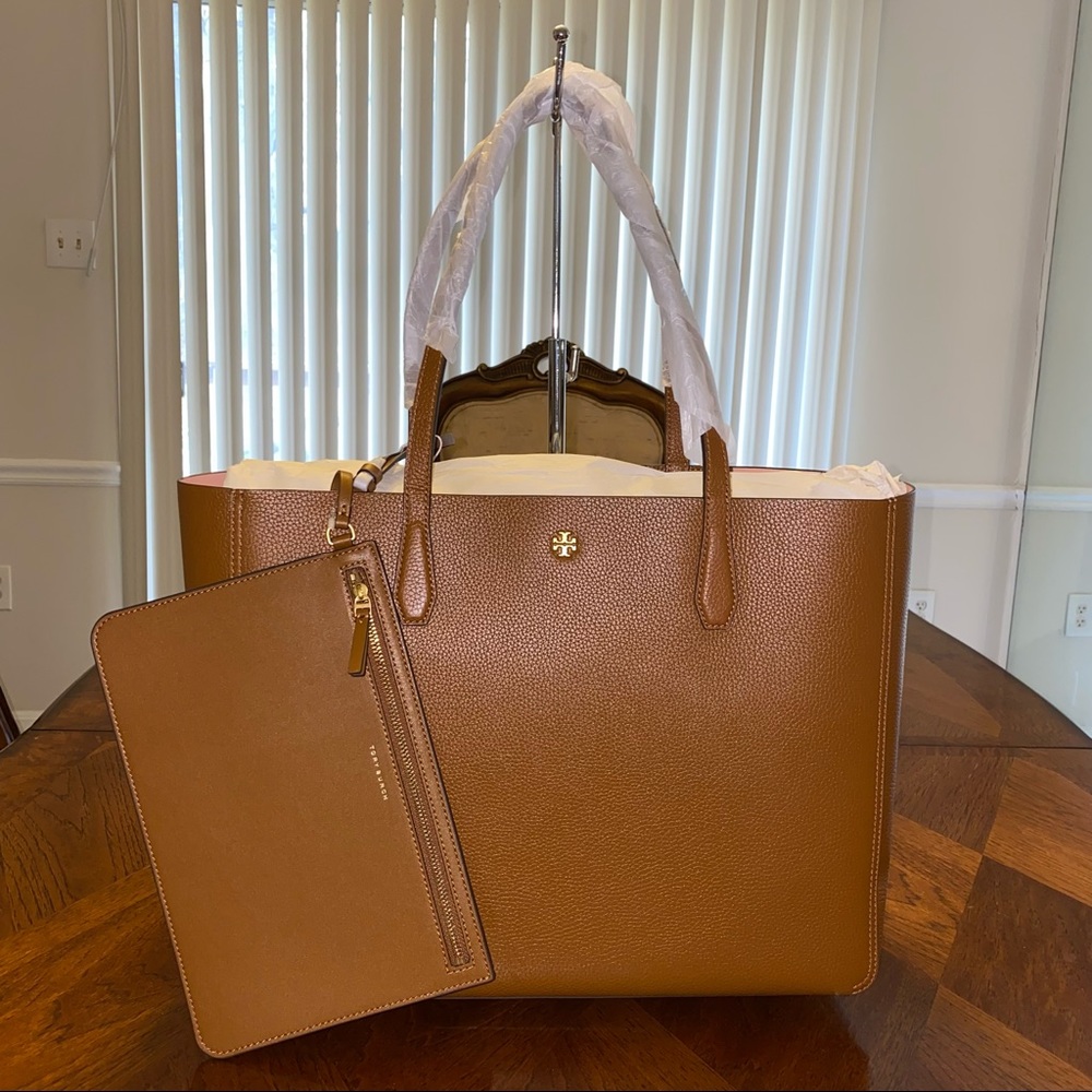 NWT Tory Burch Blake Tote Cortado/Pink Moon